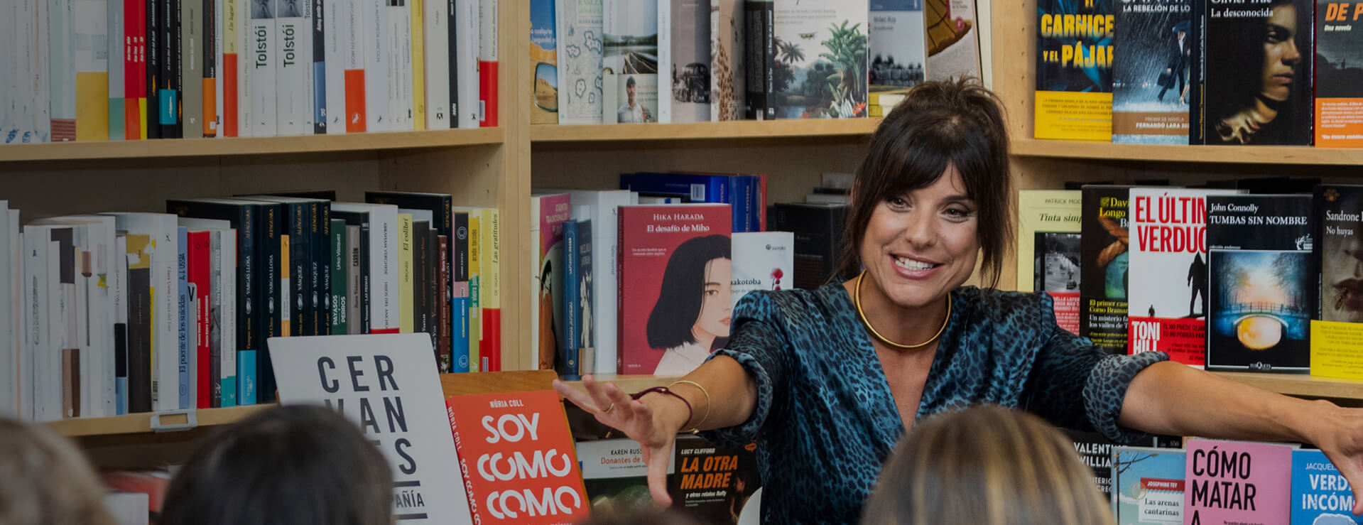 La Núria a la presentació del llibre
