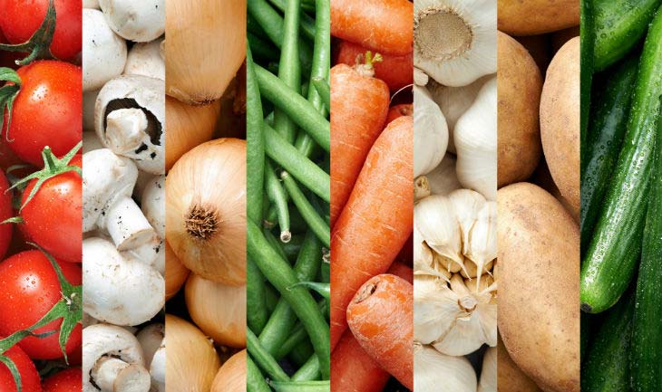 Verduras, alimentos adecuados para una dieta alcalina