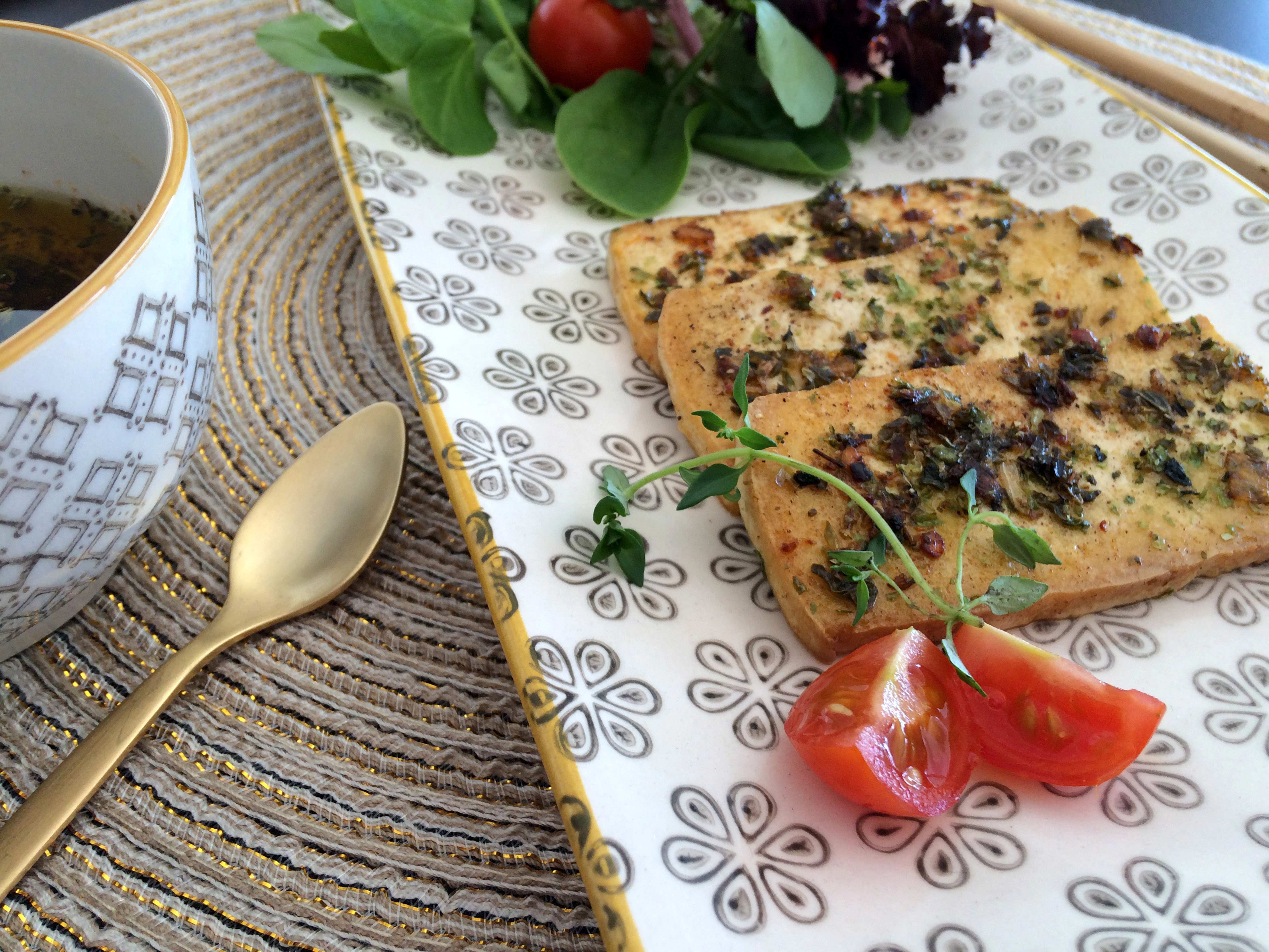 Tofu chimichurri