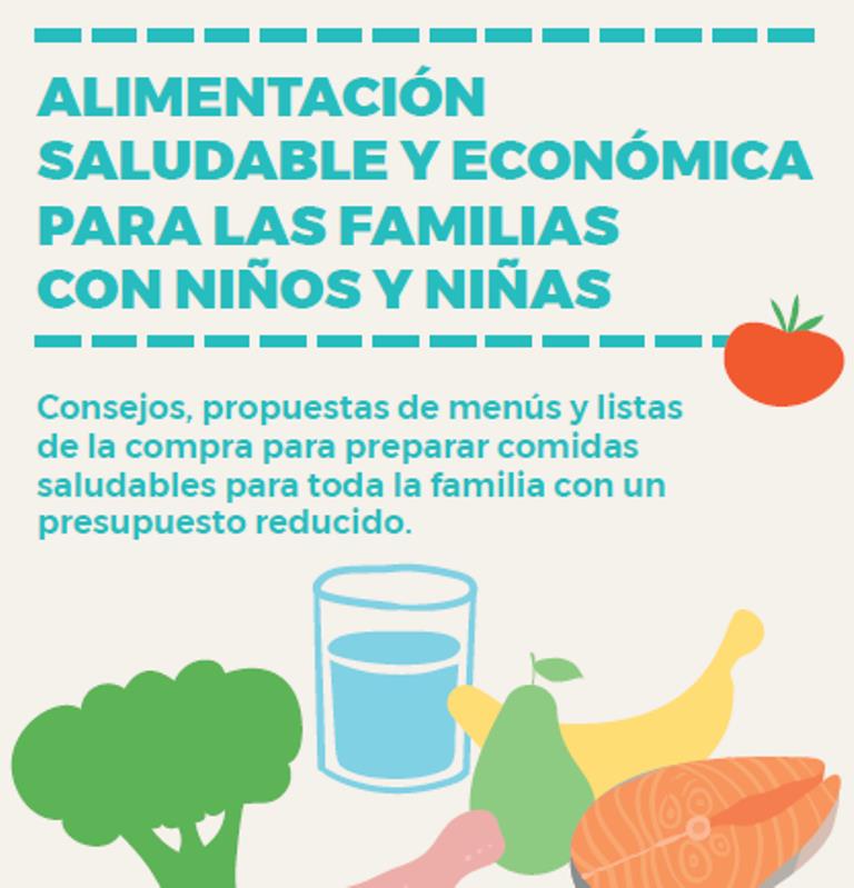 Guía alimentación saludable y económica para familias con niños