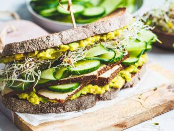 ¿Un bocadillo con verduras?