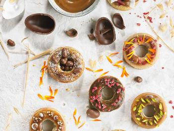 Los donuts que se convirtieron en miniroscos de Pascua