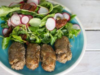 Croquetas de shiitake y cebolla